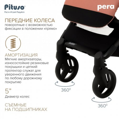 Коляска прогулочная PITUSO PERA фото 5