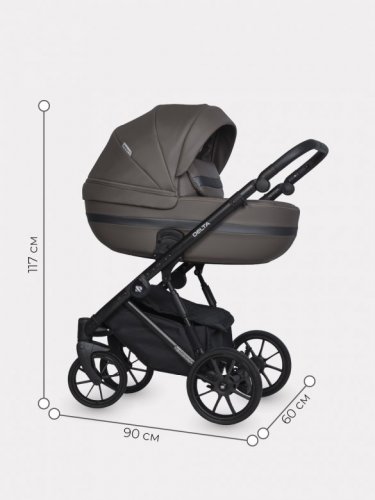 Коляска модульная 2 в 1 Riko Basic Delta Ecco фото 7