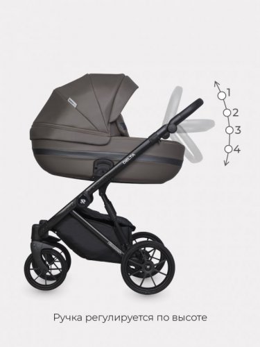 Коляска модульная 2 в 1 Riko Basic Delta Ecco фото 6