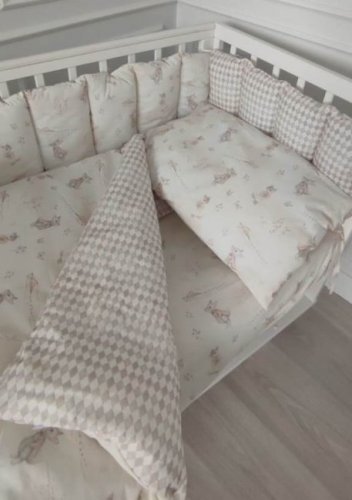 Комплект Lappetti арт.6123 "Винтаж" для прямоугольной кроватки
