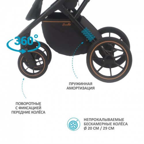 Коляска модульная 2 в 1 Sevillababy Eletta фото 11