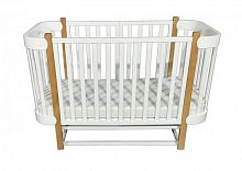 Кроватка детская Solnyshko 3 в 1, продольный маятник